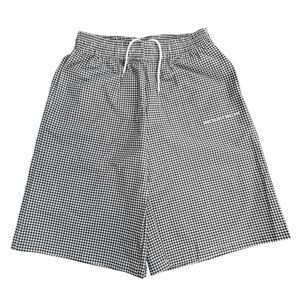 Heaven can wait TECH SHORTS (BLACK PLAID)